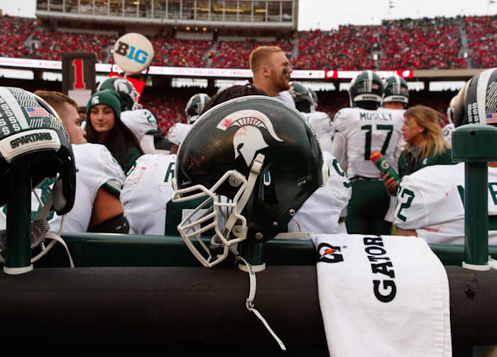 Michigan State Football Helmet